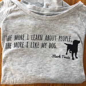 Dog lovers long sleeve tee